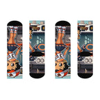 Betty Boop Baseball Crew Socks — Vintage Pinup Baseball Girl Cushioned Socks