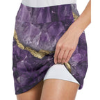 All-Over Print Women's Middle-Waisted Skorts