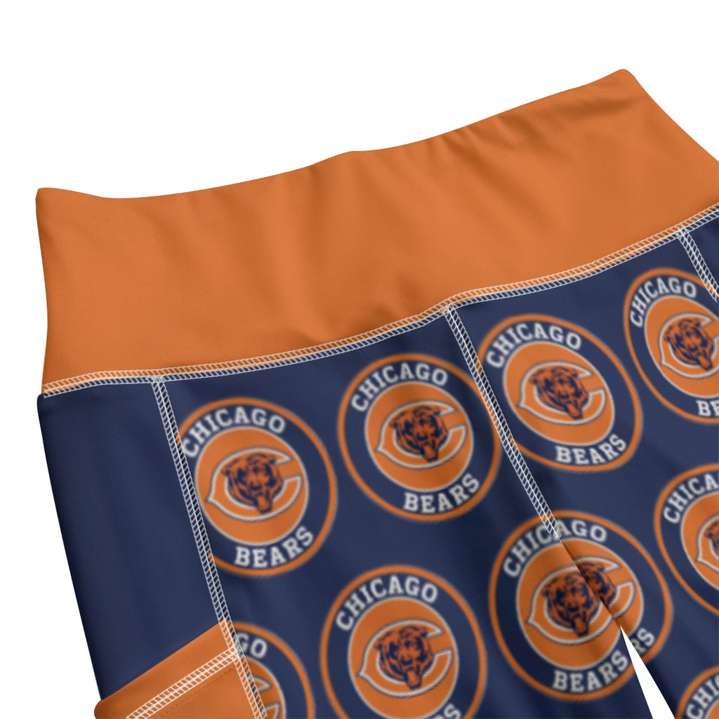 All-Over Print Functional Women's Yoga Leggings With Side Pockets|210GSM