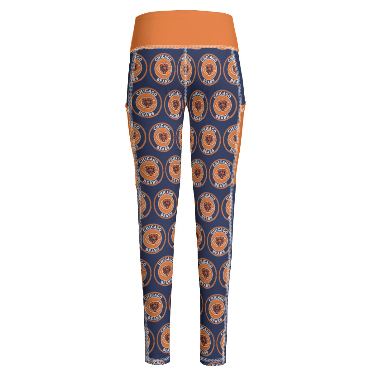 All-Over Print Functional Women's Yoga Leggings With Side Pockets|210GSM