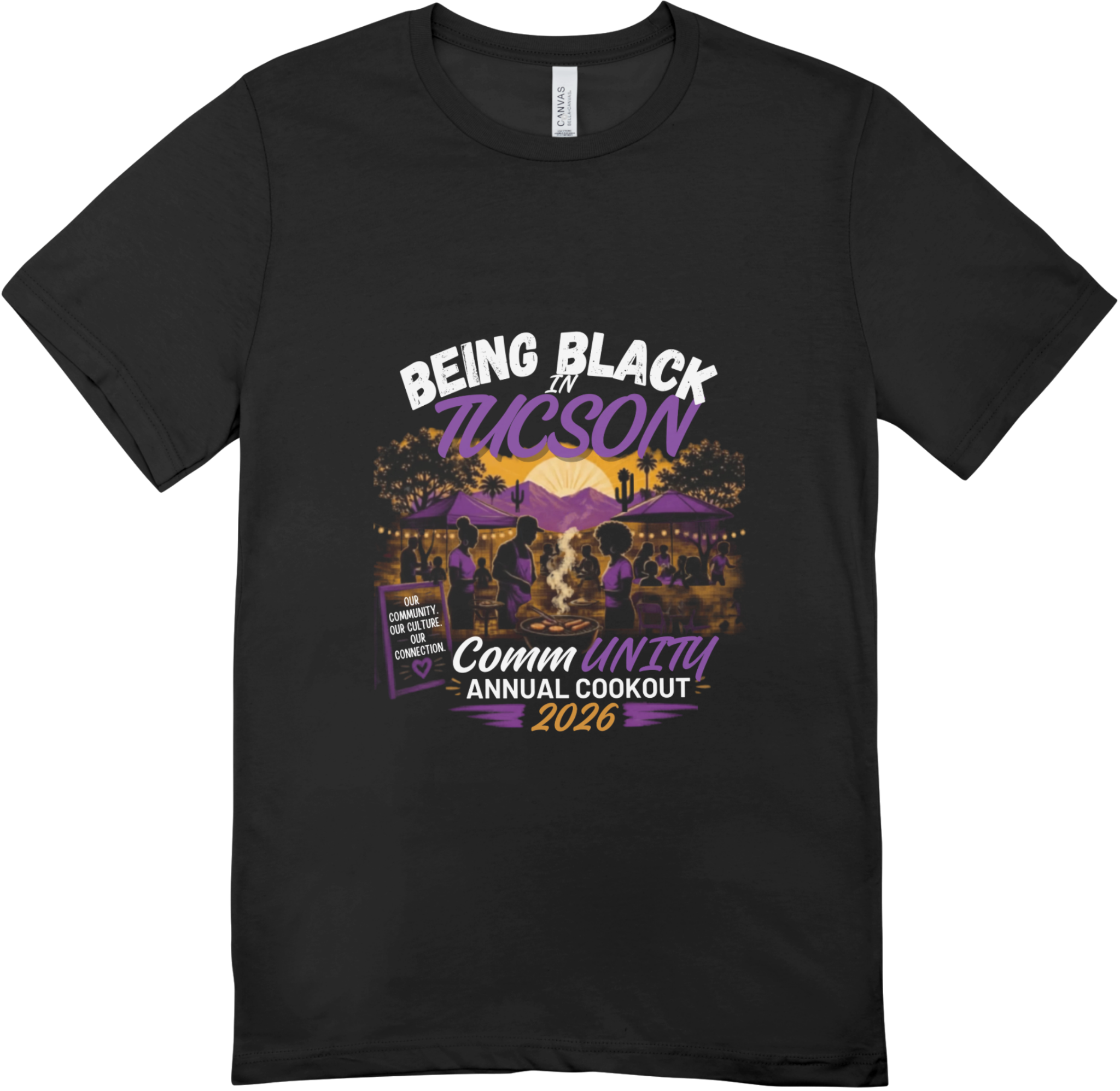Black BBIT Juneteenth CommUNITY Picnic 2026 T-Shirt