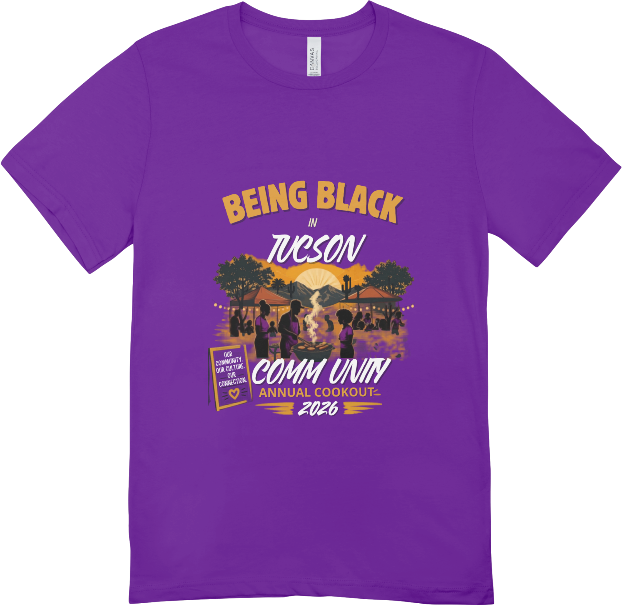 Purple BBIT Juneteenth CommUNITY Picnic 2026 T-Shirt