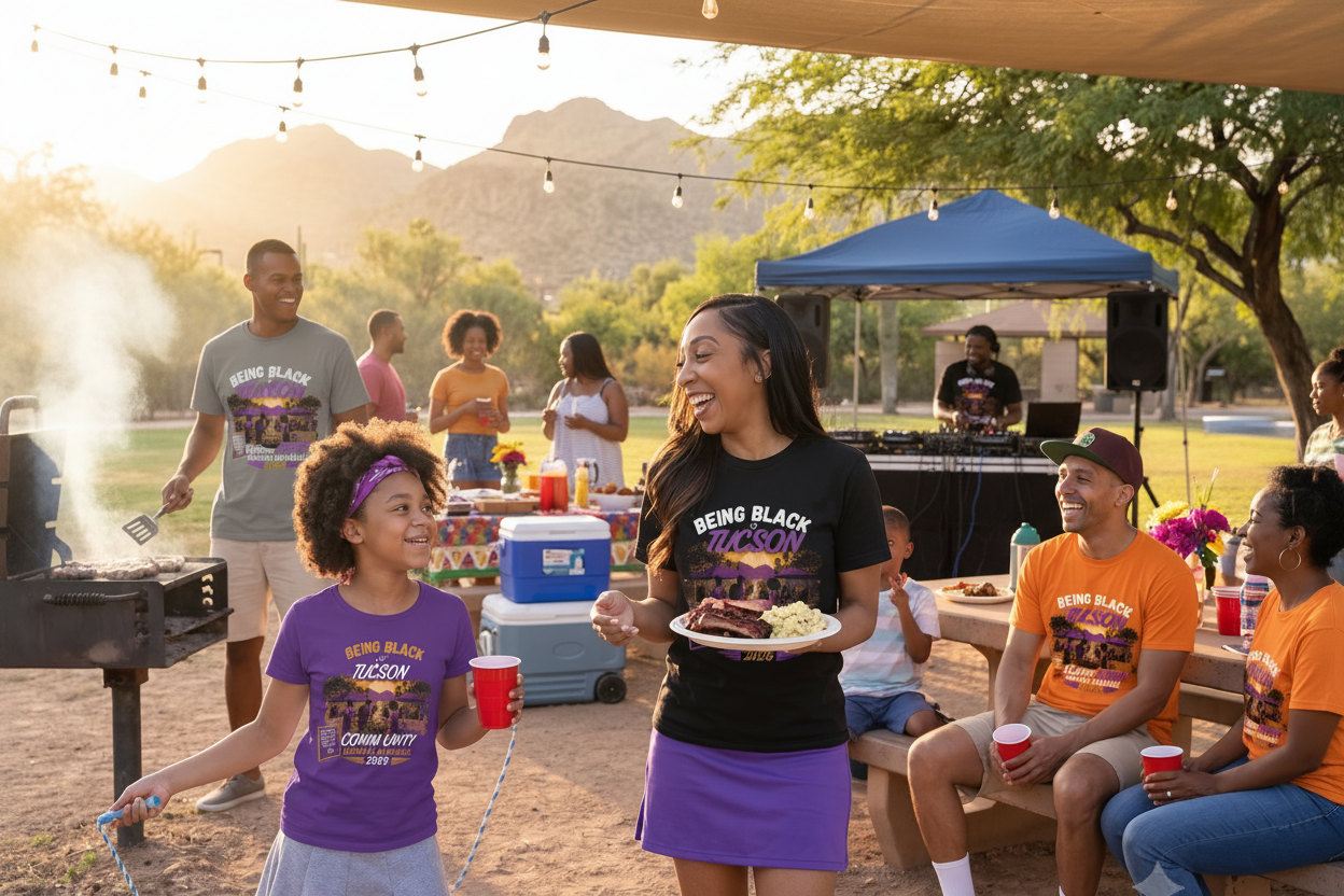 Being Black in Tucson Annual CommUNITY Picnic T-Shirt (2026 Edition)