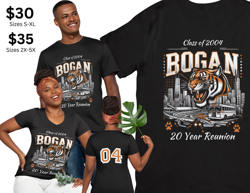 Bogan High School 20 Year Class Reunion Shirt