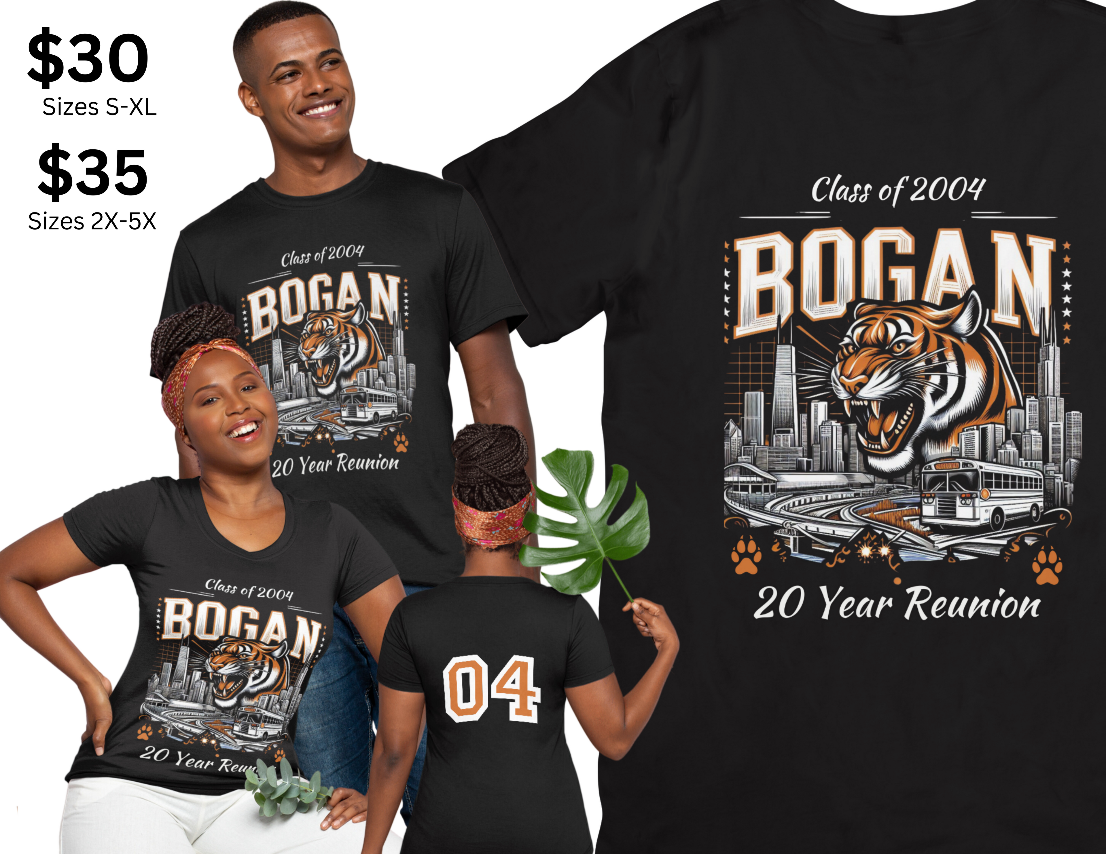 Bogan High School 20 Year Class Reunion Shirt