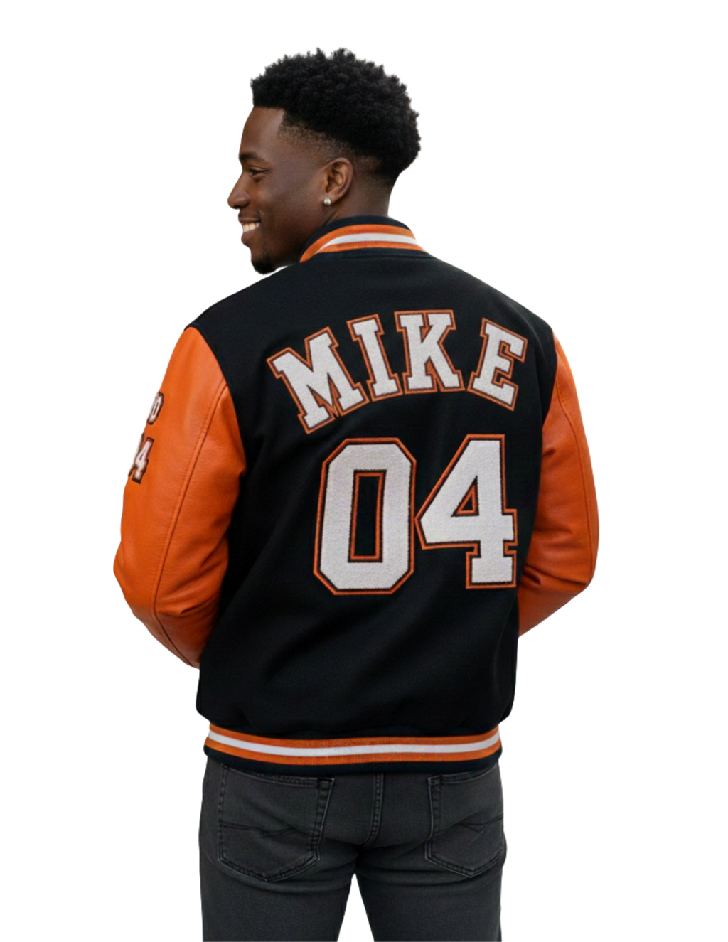 (MEN) Classic Custom "Bogan" Edition Varsity Jacket (Faux Leather or Wool Sleeves)