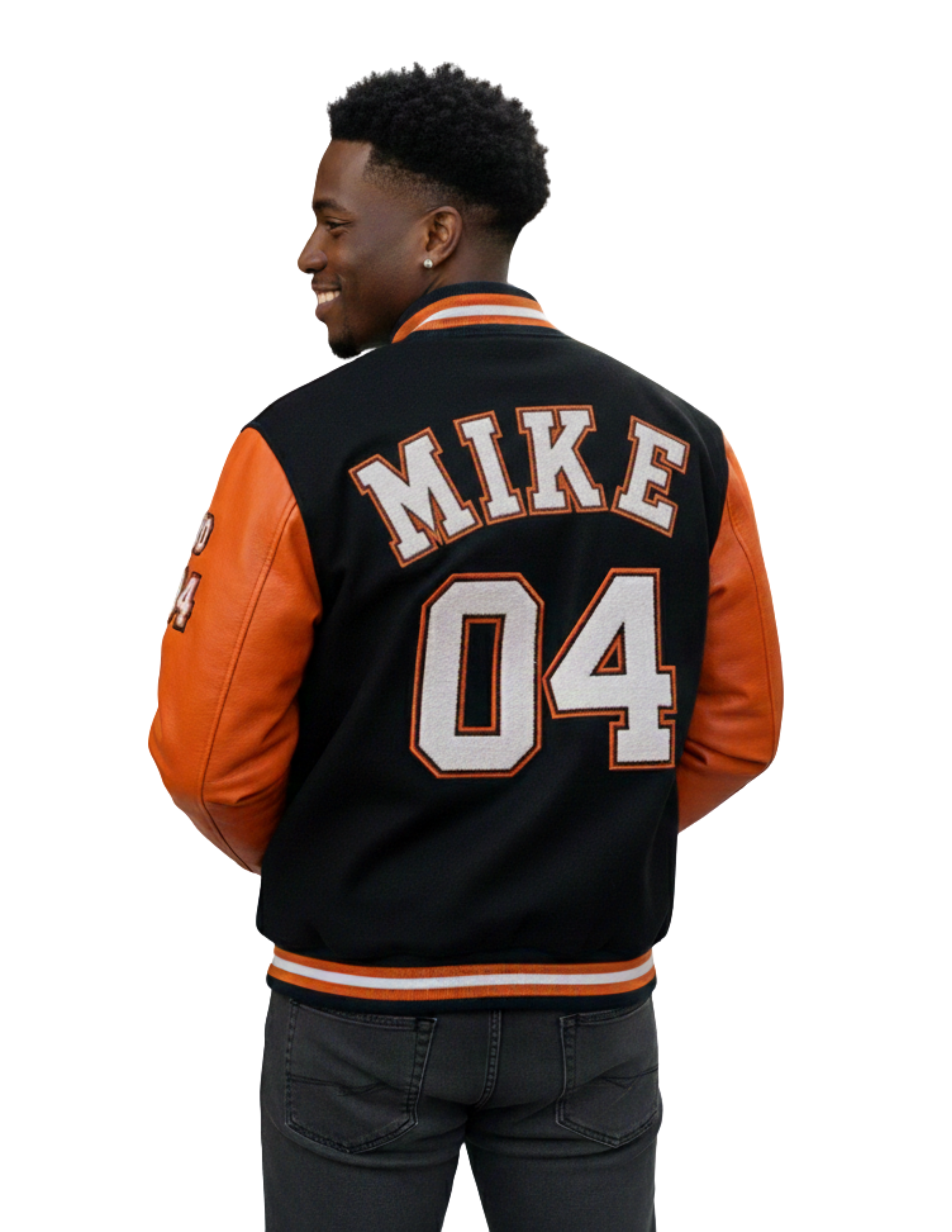 (MEN) Classic Custom "Bogan" Edition Varsity Jacket (Faux Leather or Wool Sleeves)