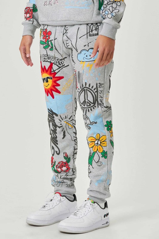 ALL OVER GRAPHIC JOGGER