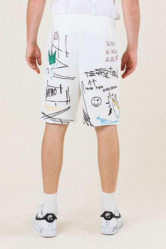 EASY HOUR GRAPHIC TERRY SHORT