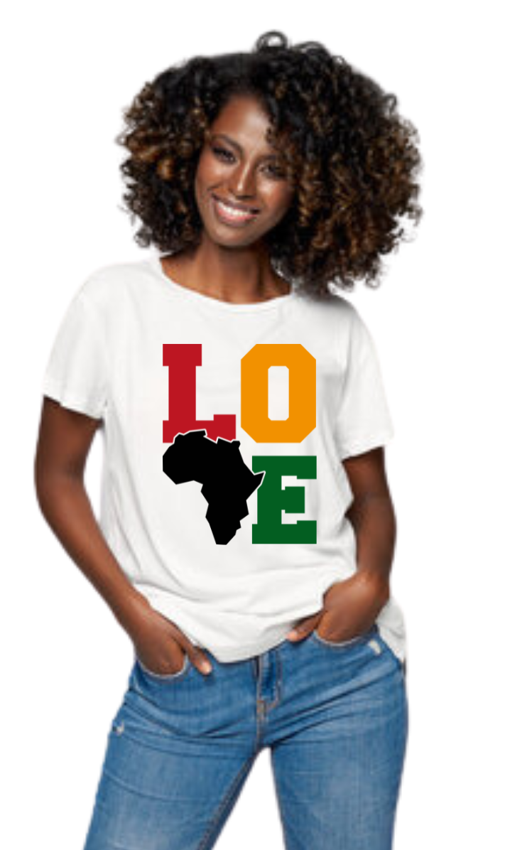 Black LOVE short sleeve Tshirt