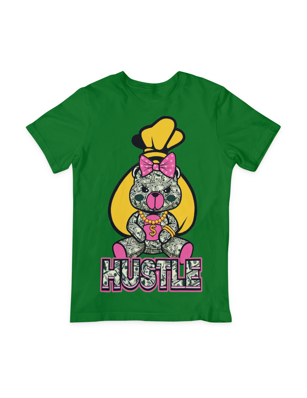 Pink Dollars Hustle Bear