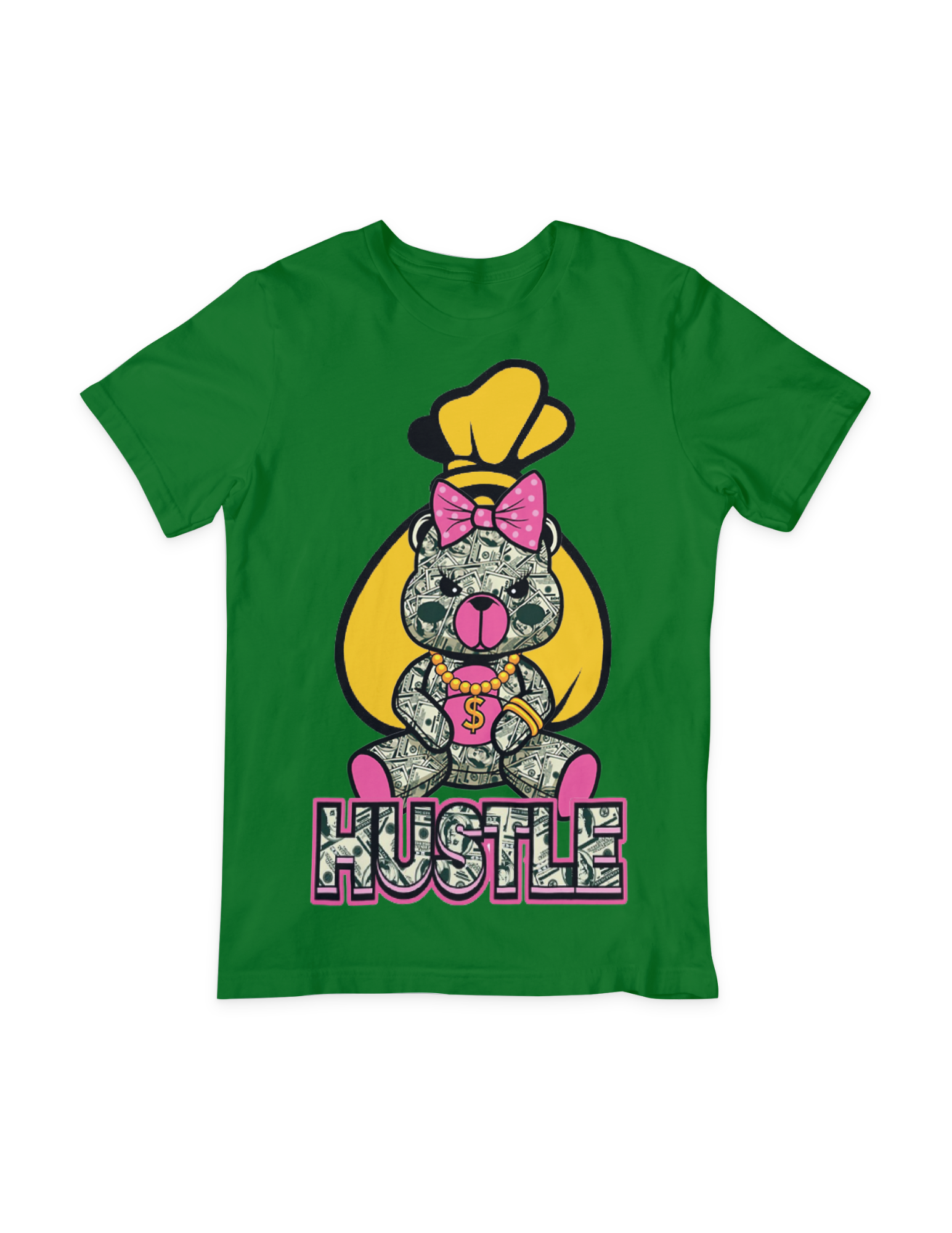 Pink Dollars Hustle Bear