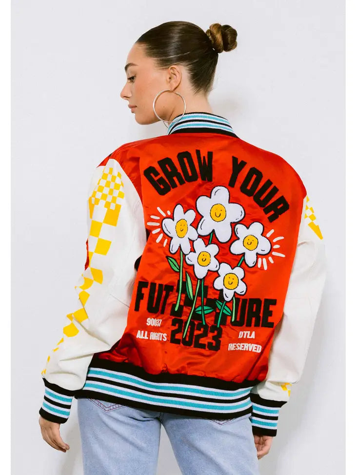 "Grow Your Future" Varsity Jacket